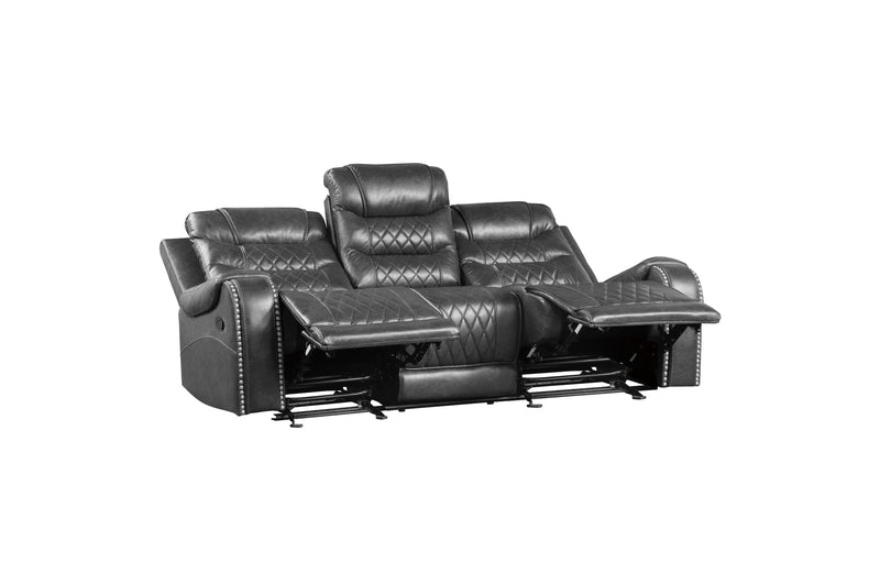Putnam Gray Reclining Living Room Set - DMV FurnitureLiving Room Set