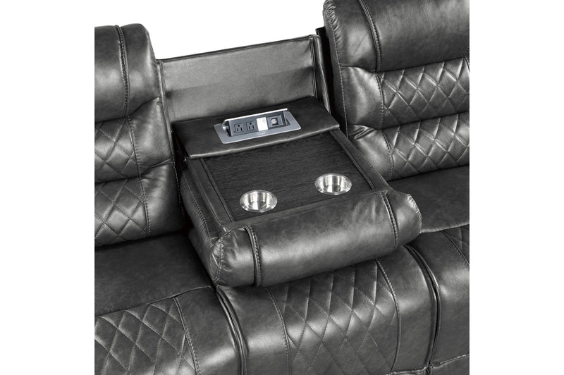 Putnam Gray Reclining Living Room Set - DMV FurnitureLiving Room Set