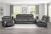 Putnam Gray Reclining Living Room Set - DMV FurnitureLiving Room Set