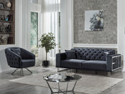 Puzzle 87" Wide Tufted Extendable Sofa - Sofas
