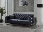 Puzzle 87" Wide Tufted Extendable Sofa - Sofas