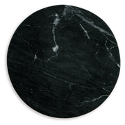 Quinndon Brown/Black Accent Table - A4000633