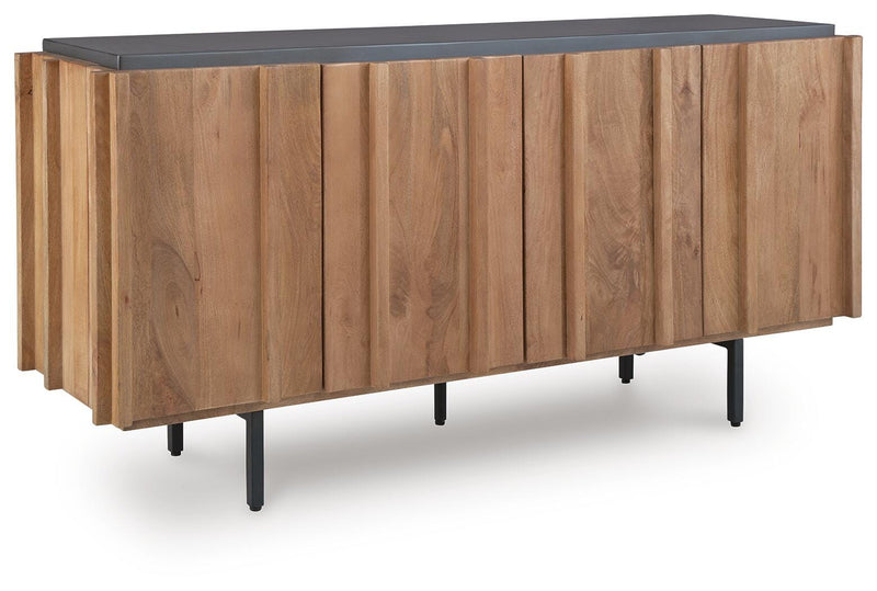 Quintavious Brown/Charcoal Accent Cabinet - A4000685