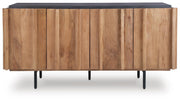 Quintavious Brown/Charcoal Accent Cabinet - A4000685