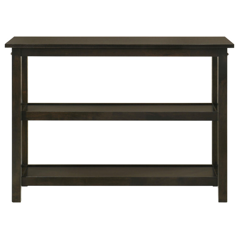 Rachelle 2-shelf Wood Entryway Console Table Deep Merlot - 5910