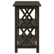 Rachelle 2-shelf Wood Entryway Console Table Deep Merlot - 5910