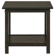 Rachelle 3-piece Rectangular Coffee Table Set Deep Merlot - 5909