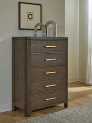 Radkin Burnished Brown Chest of Drawers - PCB843-46
