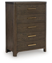 Radkin Burnished Brown Chest of Drawers - PCB843-46