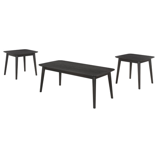 Radley 3-piece Rectangular Coffee Table Set Black - 708490