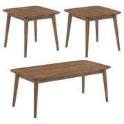 Radley 3-piece Rectangular Coffee Table Set Natural Walnut - 753524