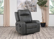 Raelynn Upholstered Power Lift Recliner Chair Grey - 603194P