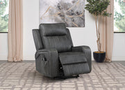 Raelynn Upholstered Power Lift Recliner Chair Grey - 603194P