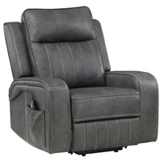 Raelynn Upholstered Power Lift Recliner Chair Grey - 603194P