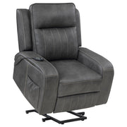 Raelynn Upholstered Power Lift Recliner Chair Grey - 603194P
