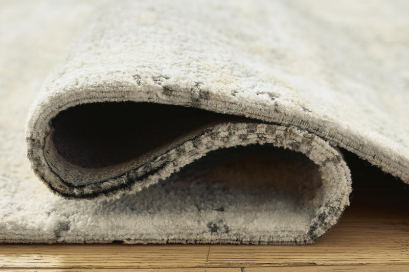 Raif Gray/White/Cream Extra Large Rug - R408080