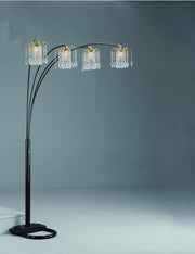 Rain Drop Arc Black 84" Floor Lamp - DMV FurnitureFloor Lamps