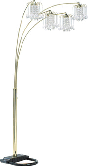 Rain Drop Arc Gold 84" Floor Lamp - DMV FurnitureFloor Lamps