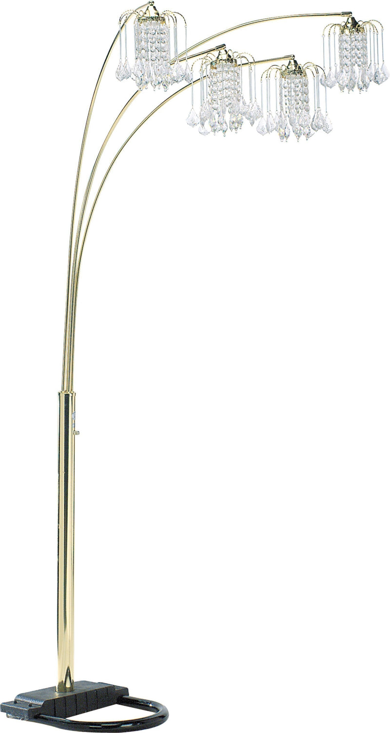 Rain Drop Arc Gold 84" Floor Lamp - DMV FurnitureFloor Lamps