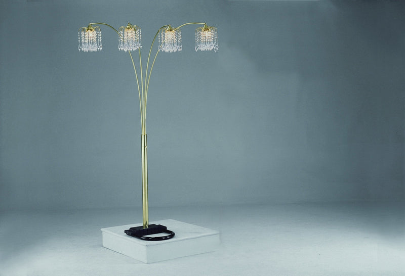 Rain Drop Arc Gold 84" Floor Lamp - DMV FurnitureFloor Lamps
