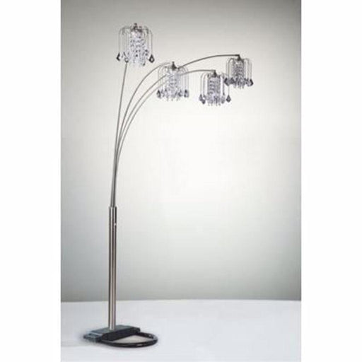 Rain Drop Arc Pewter 84" Floor Lamp - DMV FurnitureFloor Lamps