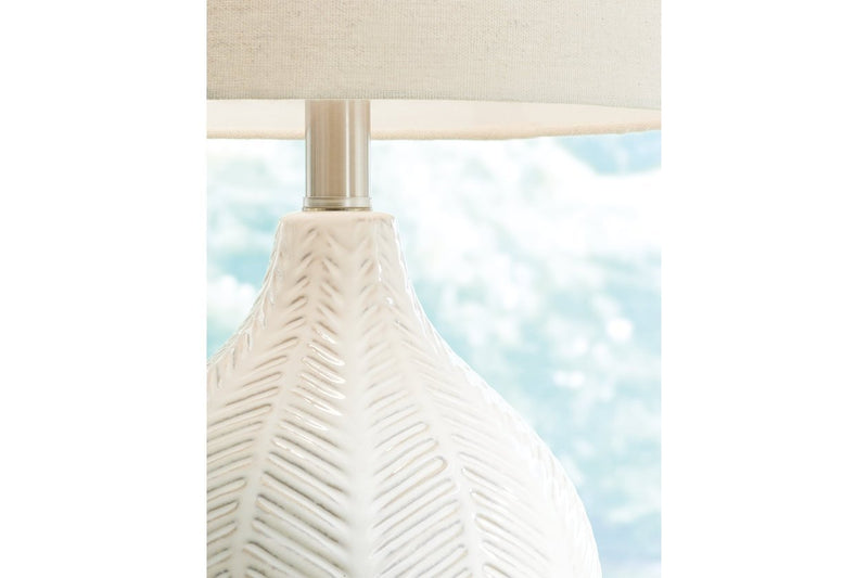 Rainermen Off White Table Lamp - DMV FurnitureTable Lamp