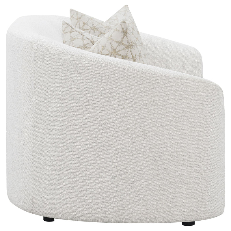 Rainn 2-piece Boucle Upholstered Sloped Arm Sofa Set Latte - 509171-S2