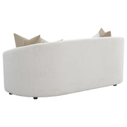 Rainn 2-piece Boucle Upholstered Sloped Arm Sofa Set Latte - 509171-S2
