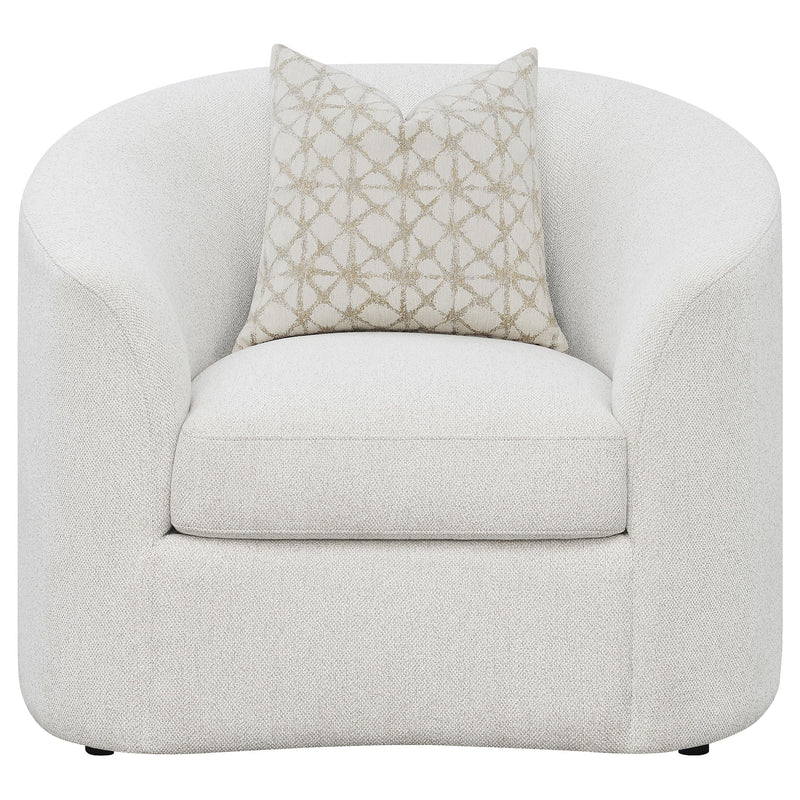 Rainn 3-piece Boucle Upholstered Sloped Arm Sofa Set Latte - 509171-S3