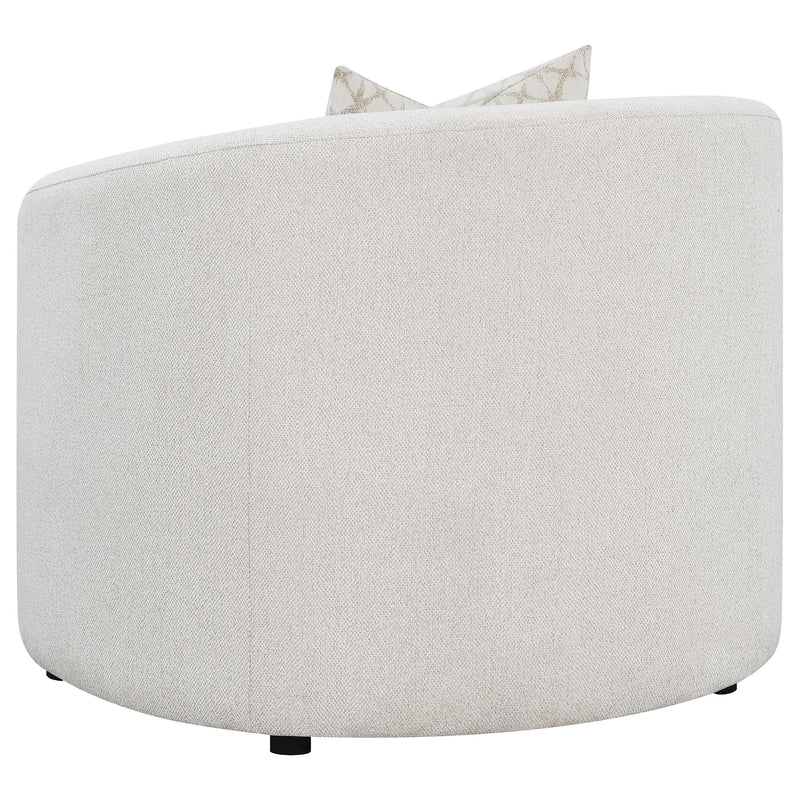 Rainn 3-piece Boucle Upholstered Sloped Arm Sofa Set Latte - 509171-S3