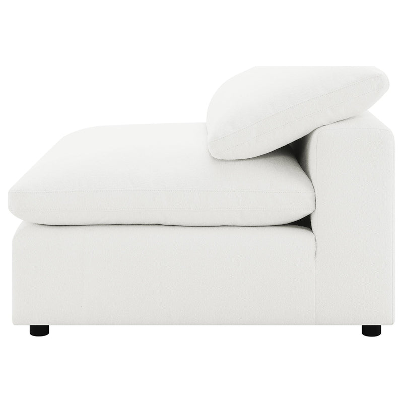 Raleigh 5-piece Boucle Upholstered Modular Sectional Ivory - 551751-SETB