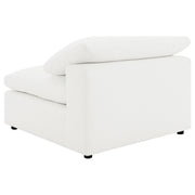 Raleigh 5-piece Boucle Upholstered Modular Sectional Ivory - 551751-SETB