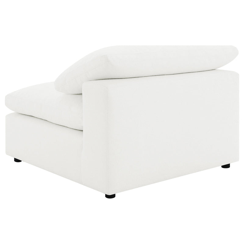 Raleigh 5-piece Boucle Upholstered Modular Sectional Ivory - 551751-SETB