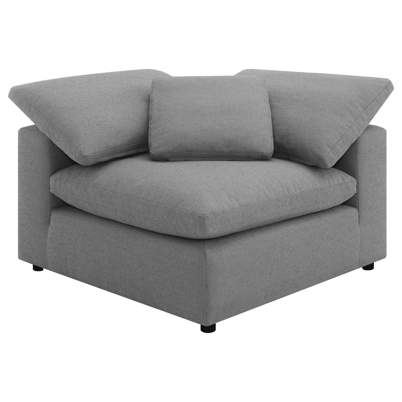 Raleigh 6-piece Boucle Upholstered Modular Sectional Grey - 551754-SETA