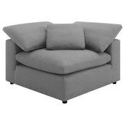 Raleigh Boucle Upholstered Corner Chair Grey - 551755