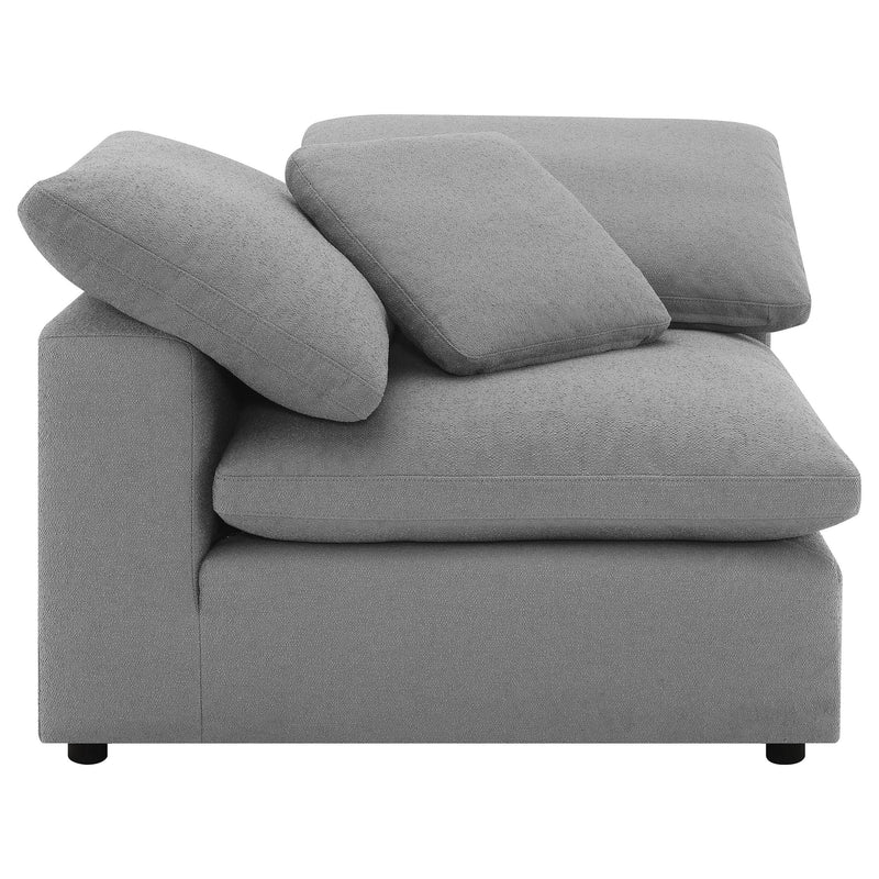 Raleigh Boucle Upholstered Corner Chair Grey - 551755