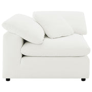 Raleigh Boucle Upholstered Corner Chair Ivory - 551752