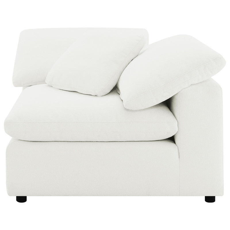 Raleigh Boucle Upholstered Corner Chair Ivory - 551752