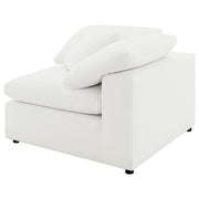 Raleigh Boucle Upholstered Corner Chair Ivory - 551752