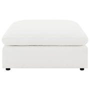 Raleigh Boucle Upholstered Ottoman Ivory - 551753