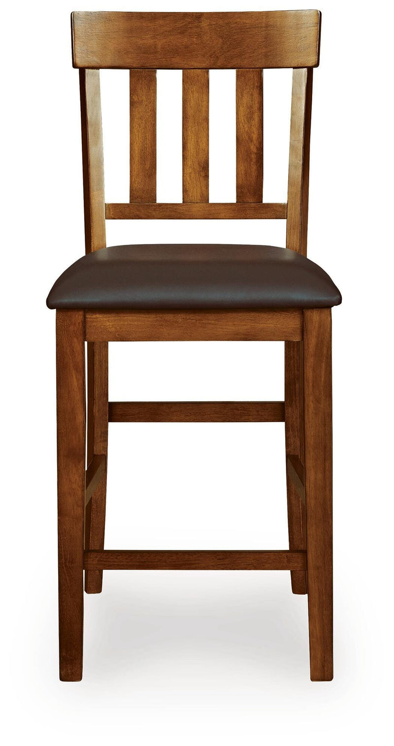 Ralene Counter Hight Dining Table and 6 Barstools - D594D13