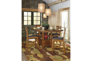 Ralene Medium Brown Counter Height Bar Stool (Set of 2) - DMV FurnitureBarstool