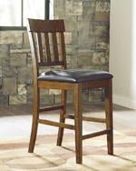 Ralene Medium Brown Counter Height Bar Stool (Set of 2) - DMV FurnitureBarstool