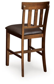 Ralene Medium Brown Counter Height Bar Stool (Set of 2) - D594-124X2