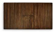 Ralene Medium Brown Counter Height Dining Extension Table - D594-32