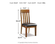 Ralene Medium Brown Dining Chair (Set of 2) - D594-01X2