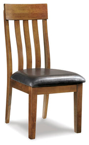 Ralene Medium Brown Dining Table and 2 Chairs and Bench - D594D8