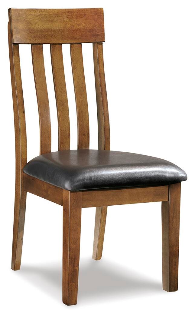 Ralene Medium Brown Dining Table and 2 Chairs and Bench - D594D8