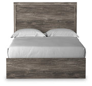 Ralinksi Full Panel Bed with 2 Nightstands in Gray from Ashley - DMV Furniture