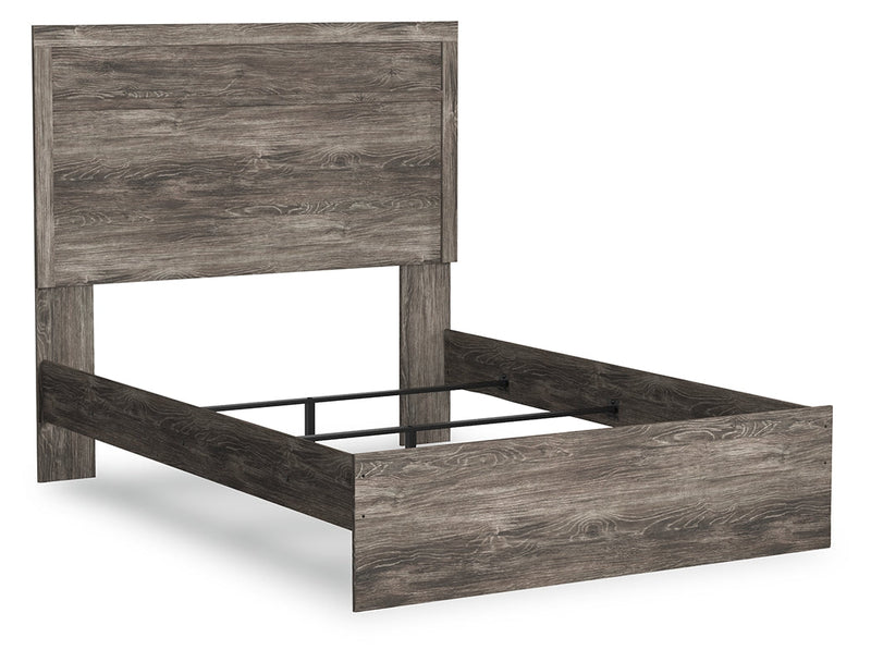 Ralinksi Full Panel Bed with 2 Nightstands in Gray from Ashley - DMV Furniture